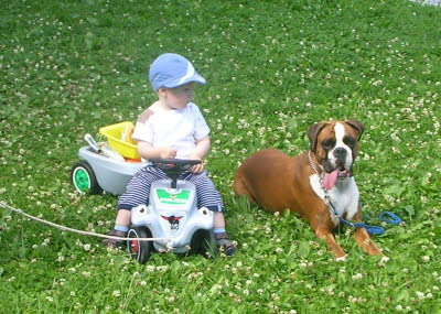 Zanel und Lorenz Juni 2008